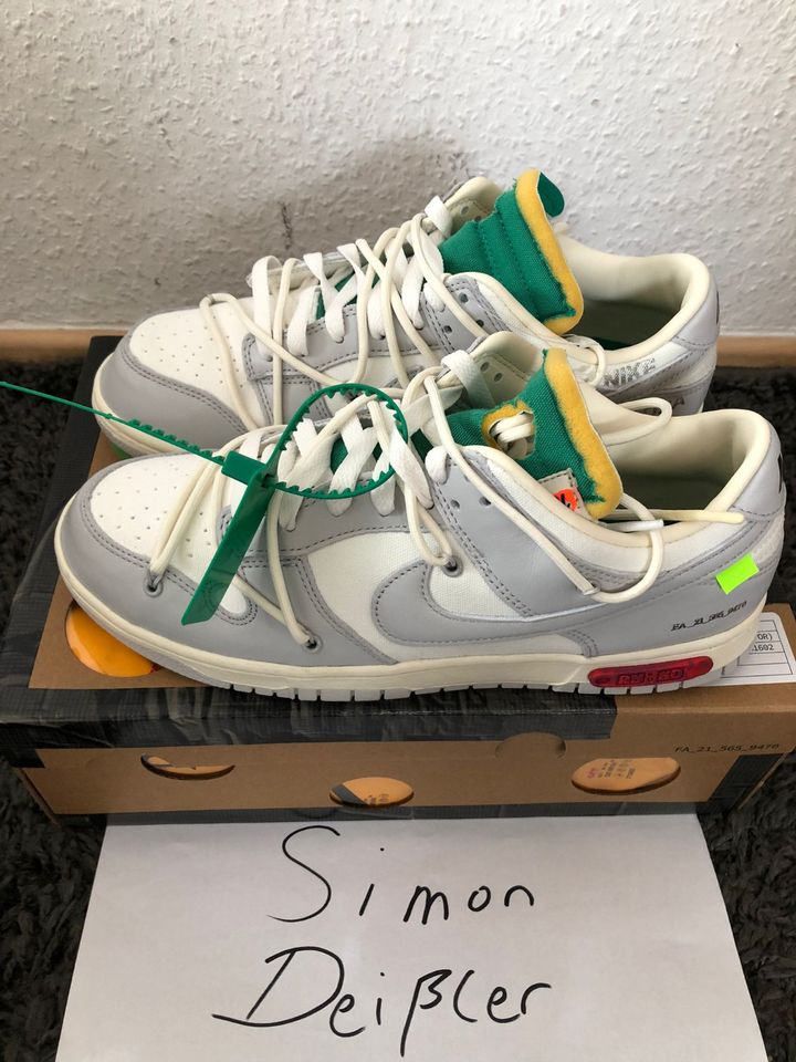 Nike Dunk Low x Off-White - LOT 25 (44) [NEU] in Ellenberg