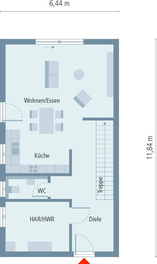 DAS DOPPELHAUS MIT OPTIMIERTEM GRUNDRISS in Halle