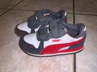 Puma Kinder Sneaker - weiß / grau / rot - Größe 24 Bayern - Gröbenzell Vorschau