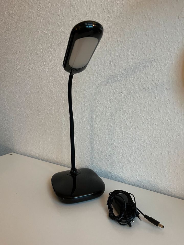 LED Schreibtisch Lampe, Schwarz, Touch, Licht, Deko, Schreibtisch in Ladbergen