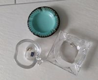 3x NEU Aschenbecher Vintage Glas Keramik Kunst Apfel Kristall Niedersachsen - Edemissen Vorschau