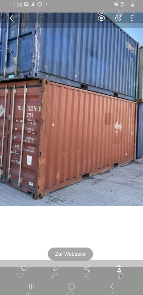 Lagerplatz als Container in Halle bei Kehl zu vermieten. in Oberkirch