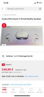 Oculus quest 2 128 GB / VR-Brille Niedersachsen - Wilhelmshaven Vorschau