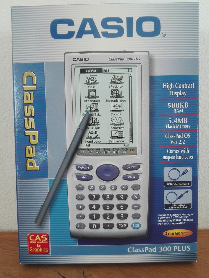 CASIO ClassPad 300PLUS - Taschenrechner programmierbar / Grafik in Deining