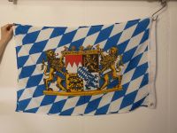 Flaggen/Girlande Bayern (Wappen + Porzellanlöwe) und Deutschland Bayern - Geltendorf Vorschau