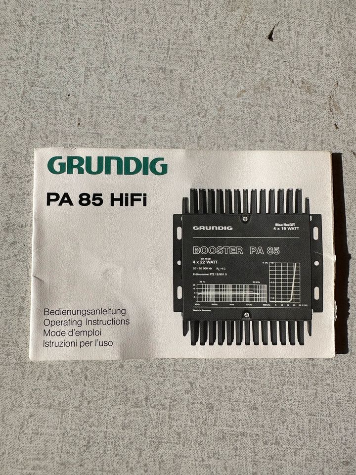 Grundig Booster PA 85 in Butzbach