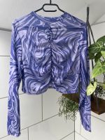 Damen mesh crop Oberteil top Pulli Pullover lila Muster shein XL Bayern - Regenstauf Vorschau