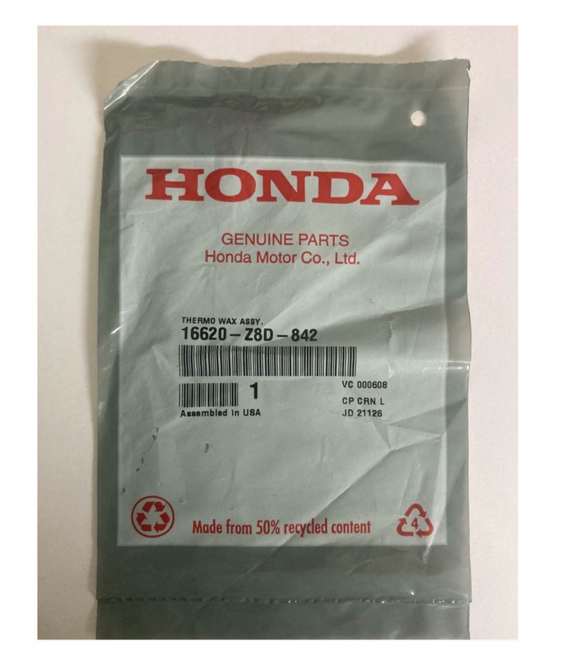 Rasenmäher Honda ThermoWax Auto Choke 16620Z8D842 16620-Z8D-305 in Bad Bibra