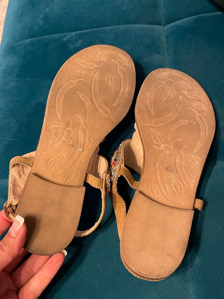 Sandalen Sandaletten Bohoo Indie 40 wie neu in Erding