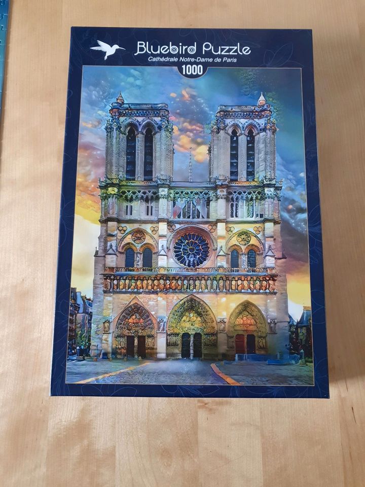 1000-er Puzzle. Paris, Notre Dame in Stade