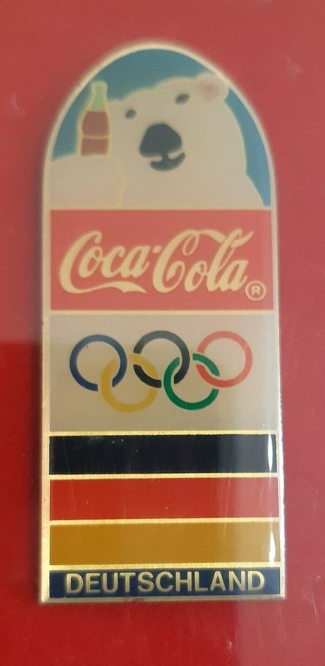 ALTE COCA COLA PINS  OLYMPISCHE WINTERSPIELE in Mölln