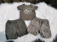 Jungen Paket Sommer 68 Tshirt kurze Hosen khaki grün braun Carter Thüringen - Heilbad Heiligenstadt Vorschau