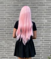 Perücke Damen glatt rosa Hochwertig Lang Haar lace front Cosplay Essen - Rüttenscheid Vorschau