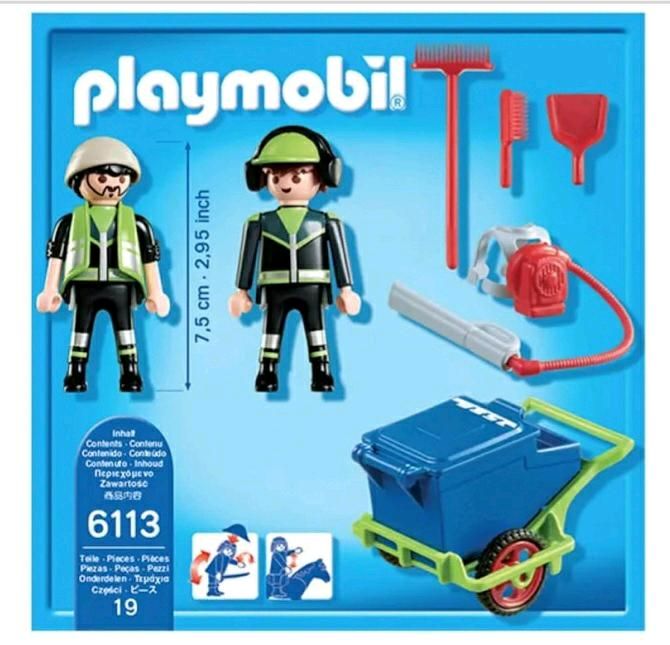 Playmobil 6113 Stadtreinigungs-Team, Straßenreinigung vollständig in Murr Württemberg