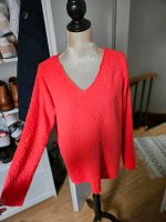 Gina Pullover rot 46 48 Sweater Sweatshirt Strick vintage Niedersachsen - Seevetal Vorschau