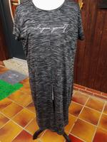 Kleid mit Schlitz, schwarz/grau, Gr.44 Hessen - Weilburg Vorschau