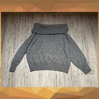 H&M / Gr. M / Strickpullover / Pullover / Schulterfrei / Grau Hessen - Körle Vorschau