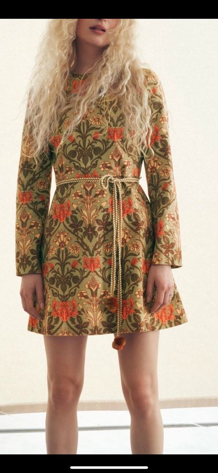 Kleid zara vintage boho Hippie Muster Blumen bunt S neu in Laatzen