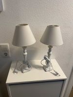 2 Nachttischlampen weiß (Preis für das Set) Hessen - Flörsheim am Main Vorschau