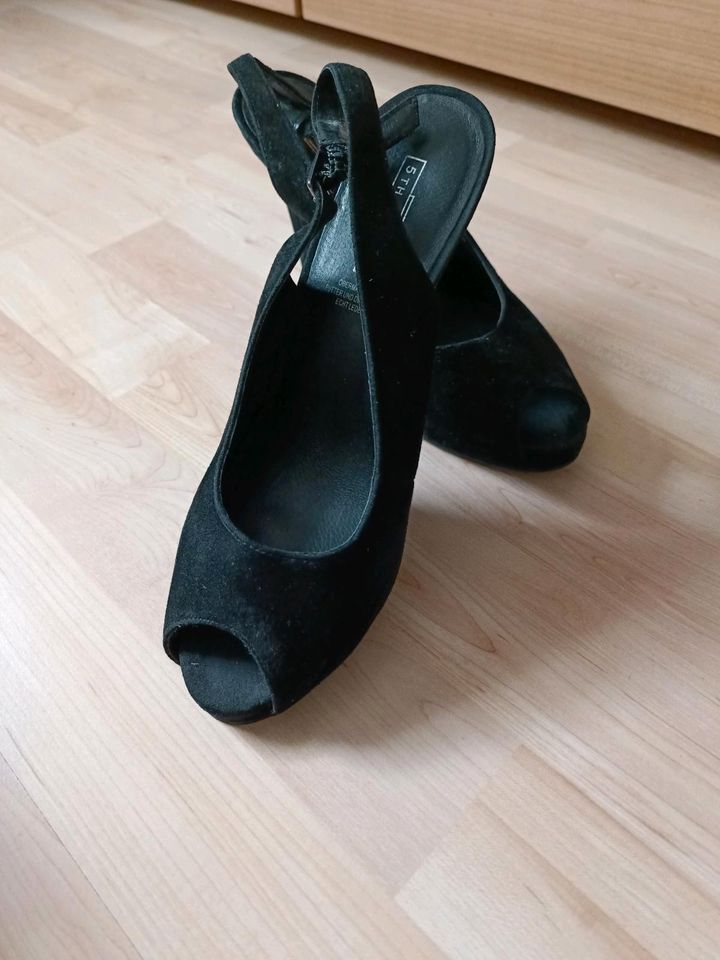 5th Avenue Highheels Leder braun schwarz Pumps Damenschuhe schuhe in Kamen