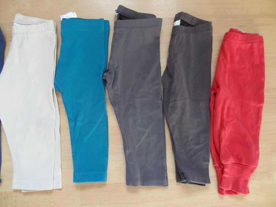 7-teiliges Leggingsset Gr. 74/80 Tchibo, H&M in Jena