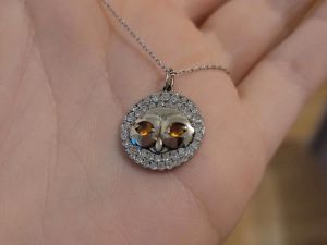 Harry Potter Duftkerze goldener Schnatz mit Halskette von Charmed Aro