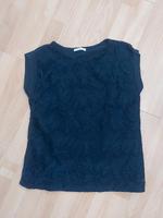 Blaues Tshirt mit Spitze/ Stickerei von EDC Esprit Gr. S Sachsen - Gröditz Vorschau