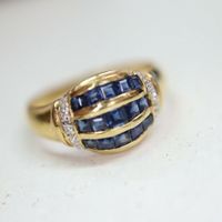 Brillant Saphir 585 Gold ring goldring diamanten brillanten 14k Berlin - Mitte Vorschau