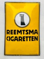 ‼️ EMAILSCHILD Reemtsma Cigaretten Emailleschild um 1930 Saarland - Schiffweiler Vorschau