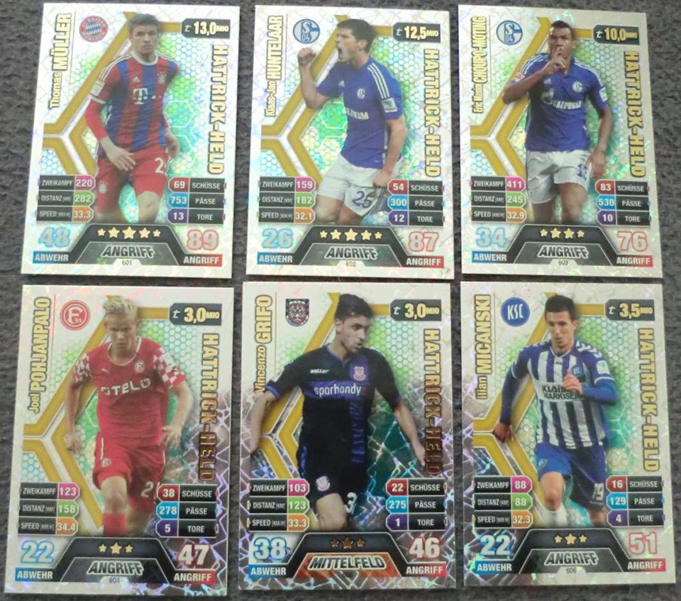 Match Attax Extra 14 15 - Matchwinner- Hattrick Helden aussuchen in Meitingen