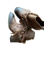 American Boots vintage Stiefeletten braun Schnallen Schnüre Baden-Württemberg - Weil am Rhein Vorschau