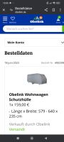 Obelink Wohnwagen Haube Neu und unbenutzt Niedersachsen - Diepholz Vorschau