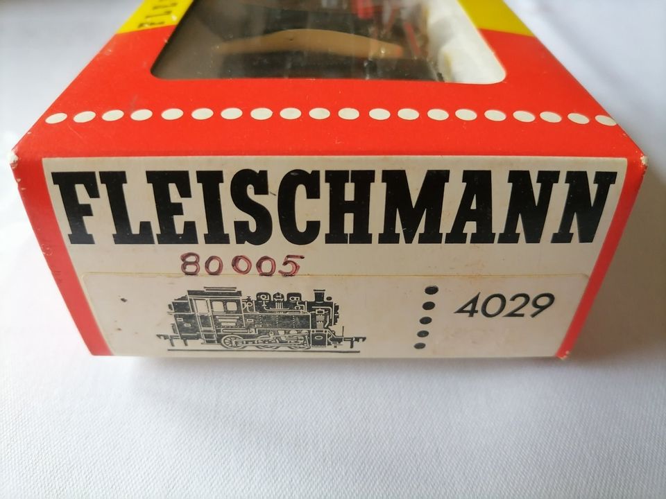 Fleischmann 4029, HO, Dampflok 80 005, neuwertig, OVP in Königstein im Taunus