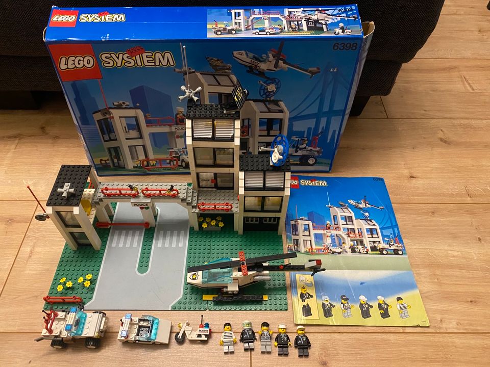 Lego 6398 komplett mit BA und OVP Polizeistation in Neunkirchen a. Brand