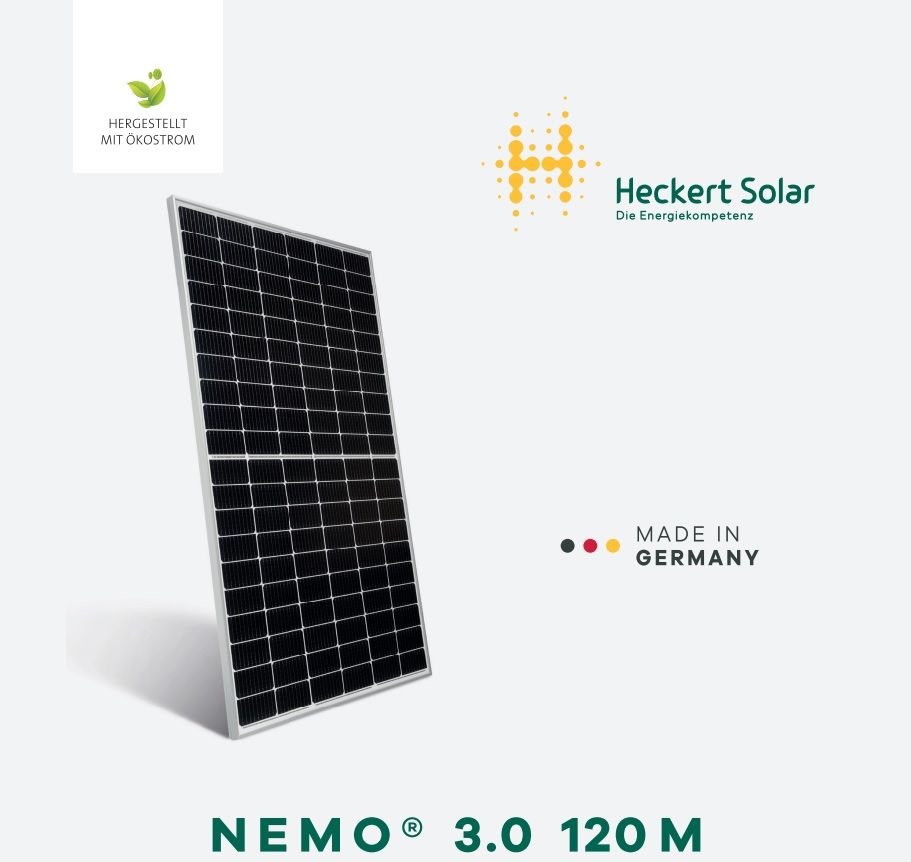 Heckert Solar PV-Modul Solarmodul - NeMo 3.0 380W Silver Frame in Wachtendonk