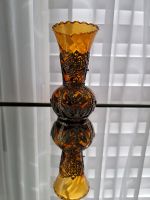 Antike Vase Art Deco Bernstein Glas Zinn filigraner Design Nordrhein-Westfalen - Iserlohn Vorschau