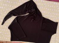 Schwarzes Crop-Shirt von La-Biba mit Langer Zipfelkapuze onesized Nordrhein-Westfalen - Welver Vorschau