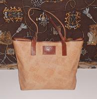 The Bridge Monogram Handtasche Shopper Damen Leder beige Bayern - Anzing Vorschau