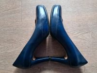 Unisa Pumps/ High Heels mit Plateau, Leder, dunkelblau Berlin - Charlottenburg Vorschau