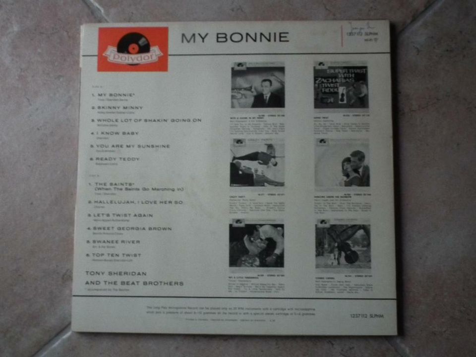 LP Vinyl Tony Sheridan & the Beat Brothers - My Bonnie in Langgöns