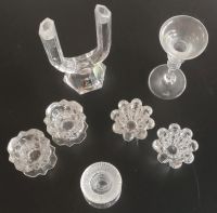 Kristall Glas Kerzenständer Set 7 Teile Baden-Württemberg - Fellbach Vorschau