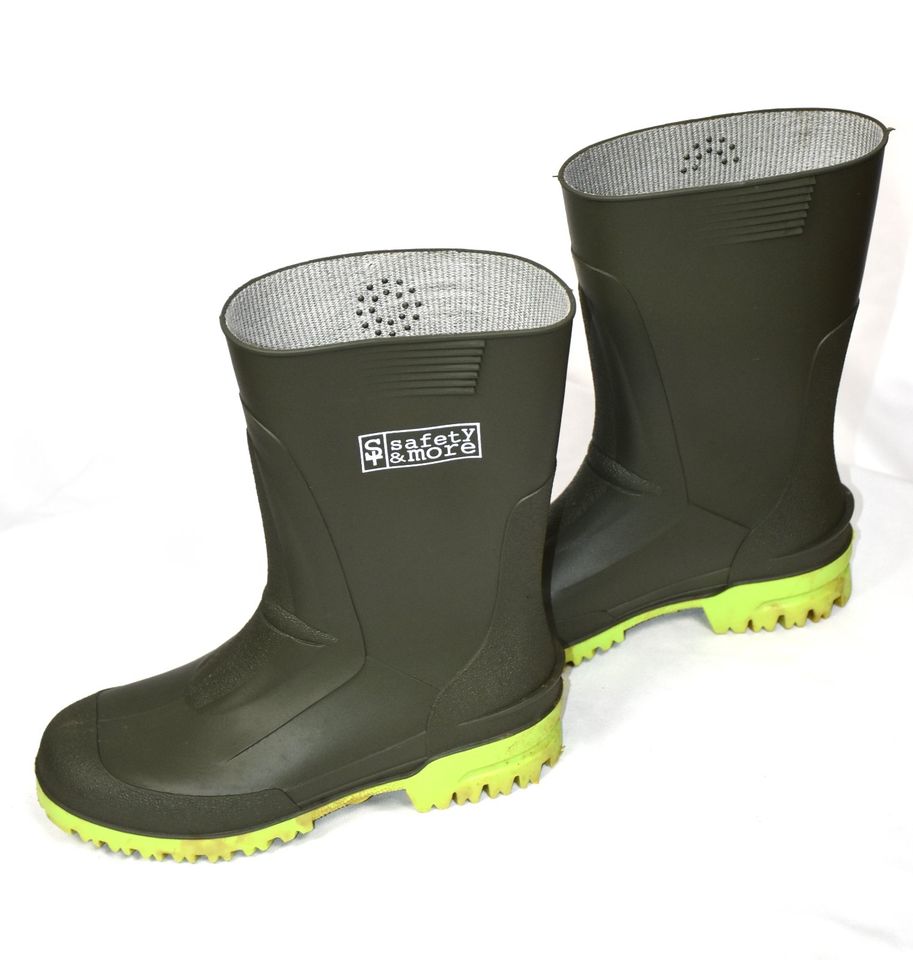 Damen safety & more Mega Gummistiefel livgrün-grün Gr. 38 in Herleshausen