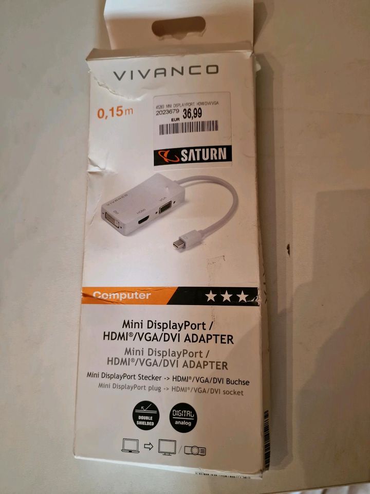 Mini DispplayPort / HDMI /VGA / DVI ADAPTER in Erolzheim