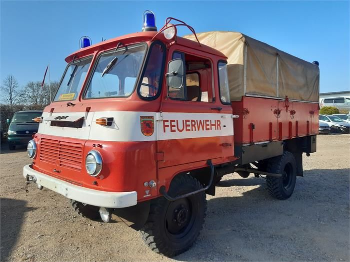 Robur LO 2002 AKF Feuerwehr Zivilschutz Ello Allrad 4x4 DDR IFA in Osterweddingen