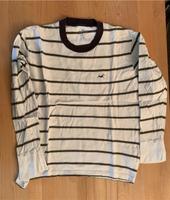 Pulli / Pullover / Sweatshirt, Hollister, Gr. XS, weiß-dunkelblau Hessen - Marburg Vorschau