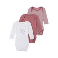 Name It 3er Pack langarm Baby Bodys aus Bio-Baumwolle 86 92 98 Hessen - Offenbach Vorschau