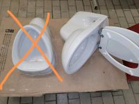 WC mit Deckel,  gebraucht,  weiß,  Toilette  Bayern - Oberschweinbach Vorschau