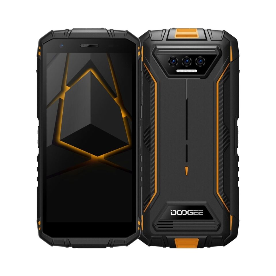 DooGee S41 Max Outdoor Handy 16-256GB Schwarz-Orange in Solingen