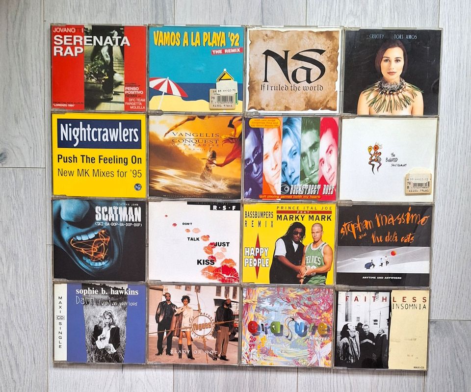 Musik CD Sammlung, 110 CDs, Alben, Maxi Singles, Sampler gemischt in Gersthofen