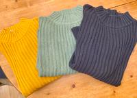 3 Damen Pullover in grün, blau und gelb in Größe 48/50 Nordrhein-Westfalen - Lünen Vorschau